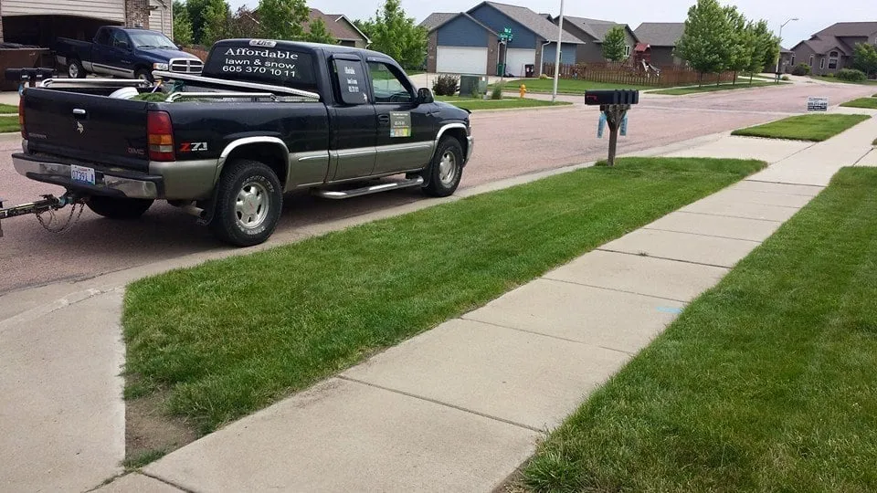 Custom landscaping services for homes in Sioux Falls, SD by Affordable Lawn & Snow