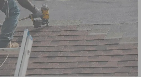 Affordable lawn care and roofing service Logo