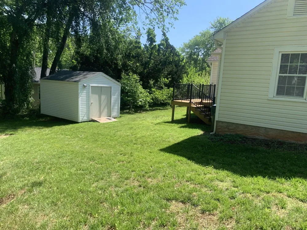 Custom outdoor landscaping in Hickory, NC by Affordable Lawn Care