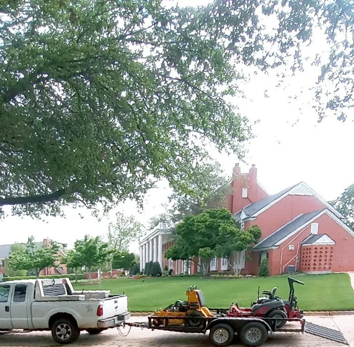 Custom garden landscaping for residential properties in Norman, OK by Affordable Lawn Care