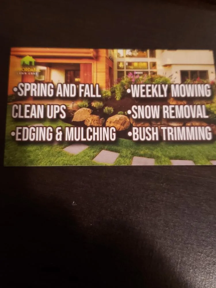 Custom garden landscaping in Portage, IN by Affordable Lawn Care