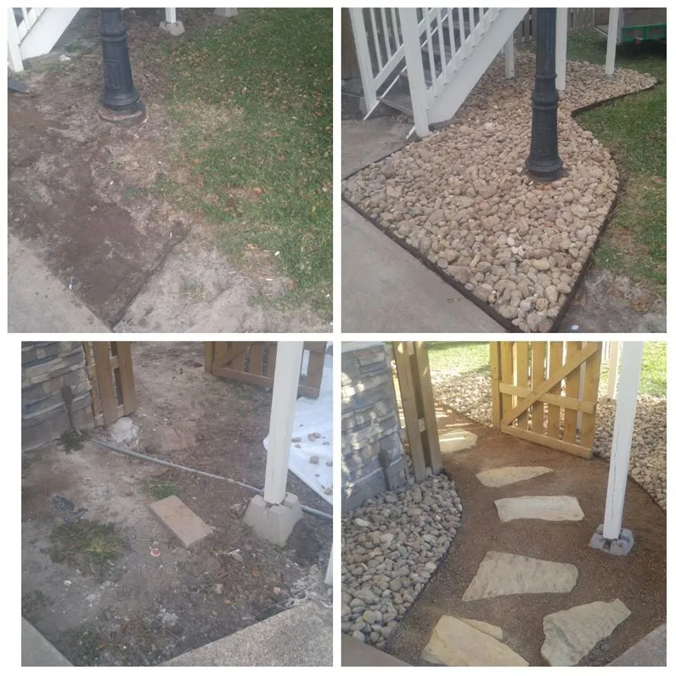 Professional yard cleanup service for homes across Angleton, TX - Affordable Lawn Care Solutions