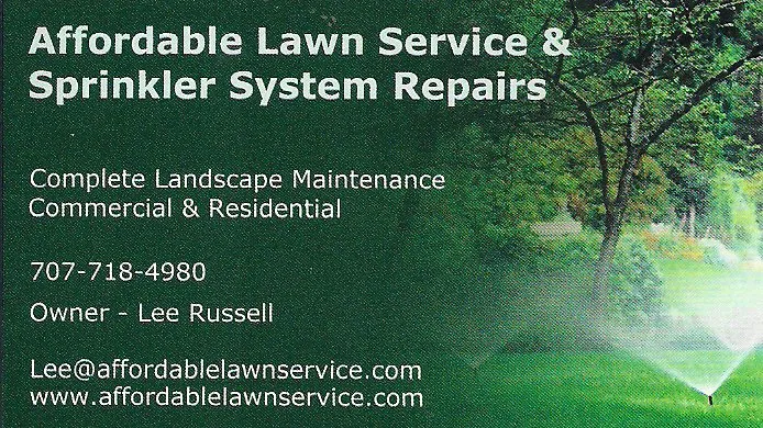 Trusted lawn care service for year-round maintenance in Vacaville, CA by Affordable Lawn Service & Sprinkler Repair