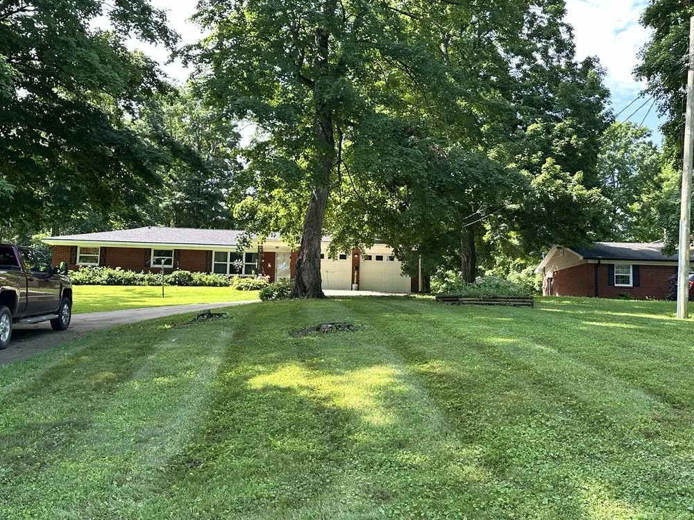 Professional landscape installation for residential properties across Middletown, IN - Affordable Lawncare Solutions