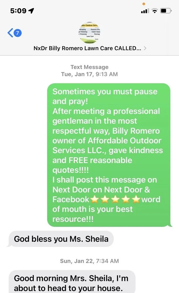 Trusted lawn mowing service in Lafayette, LA - Affordable Outdoor Services