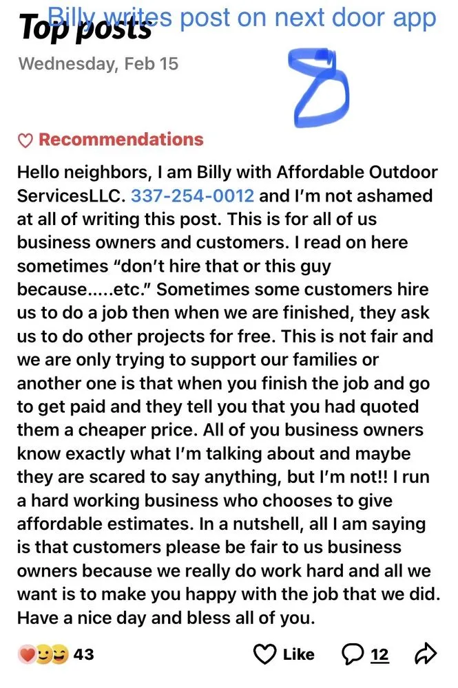 Local garden landscaping experts serving Lafayette, LA - Affordable Outdoor Services