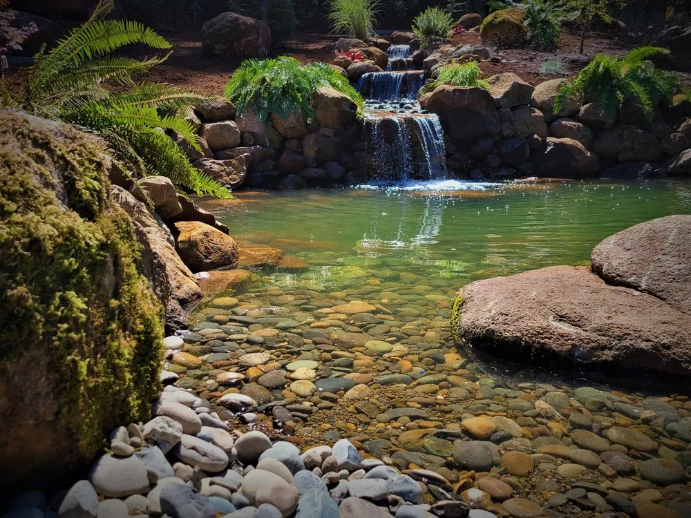 Trusted garden landscaping with custom design in Vancouver, WA by Affordable Ponds