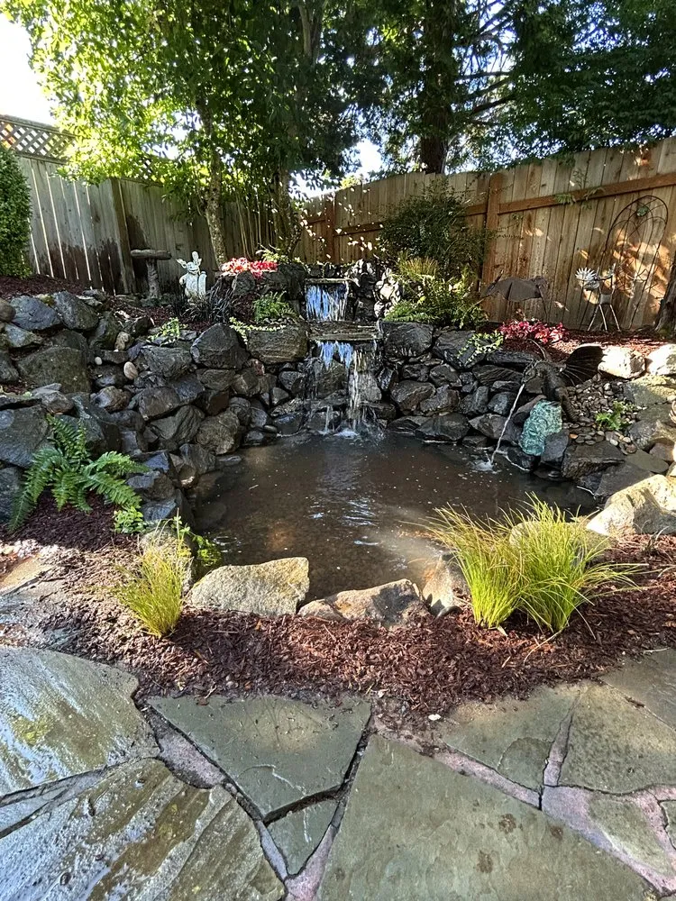 Expert garden landscaping in Vancouver, WA by Affordable Ponds