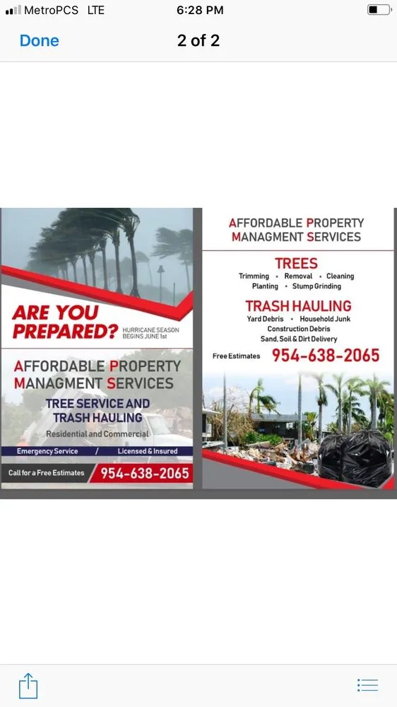 Custom residential landscaping for homes in West Park, FL by Affordable Property Management Services