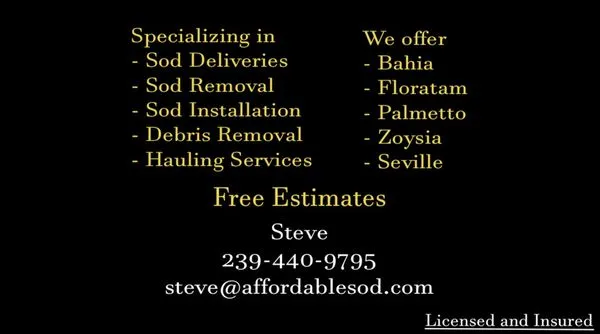 Affordable Sod & Trucking