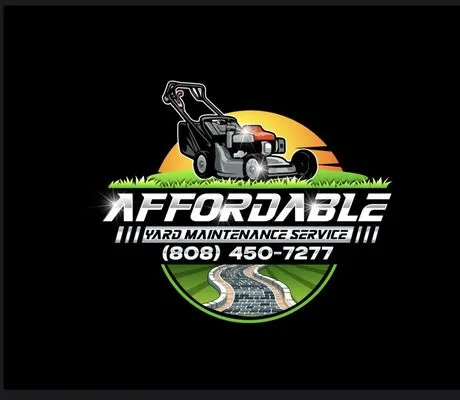 Affordable Yard Maintenance Service Logo