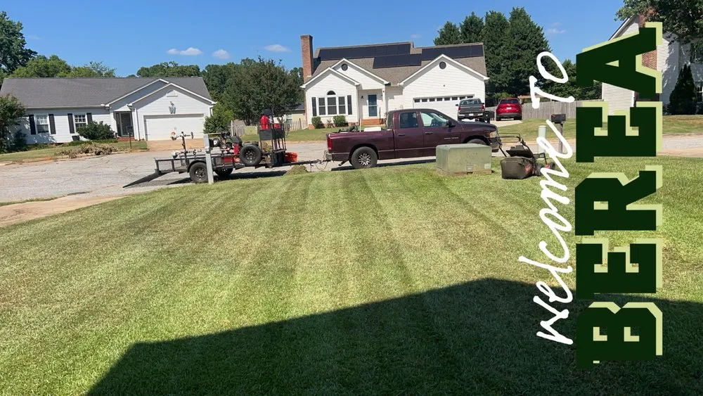 Professional lawn care service for beautiful yards in Simpsonville, SC by Aftermath Landscaping