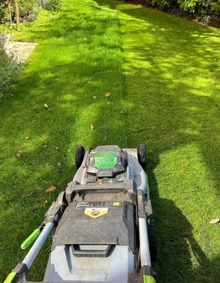 AG Battery Powered Lawn Care Logo