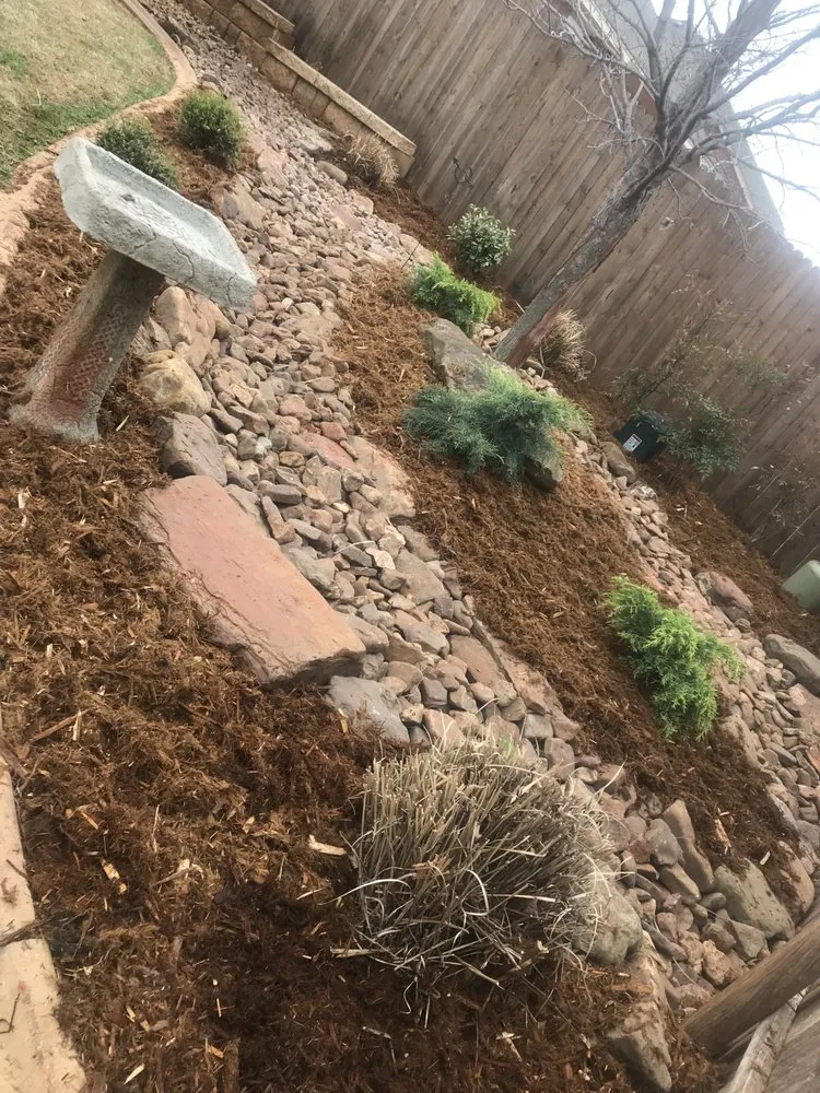 Professional landscape installation for beautiful yards in Oklahoma City, OK by A&G Landscaping