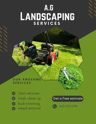 AG Landscaping Services Logo