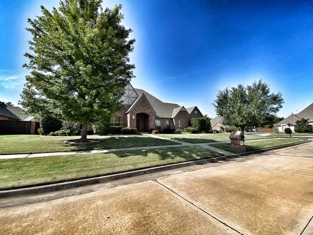 Custom landscape design for residential properties across Edmond, OK - AG Lawn & Landscape