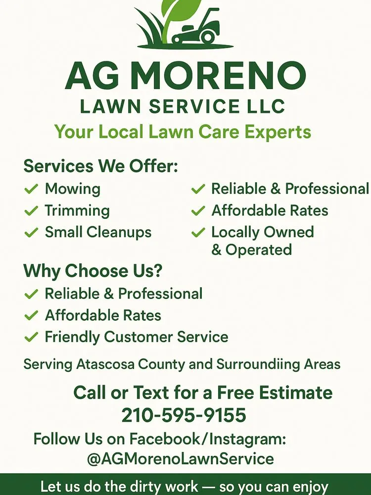 Expert lawn care service near you in Charlotte, TX by AG Moreno Lawn