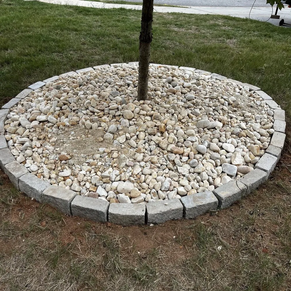 Custom garden landscaping for homes across Taylors, SC - Agape landscape