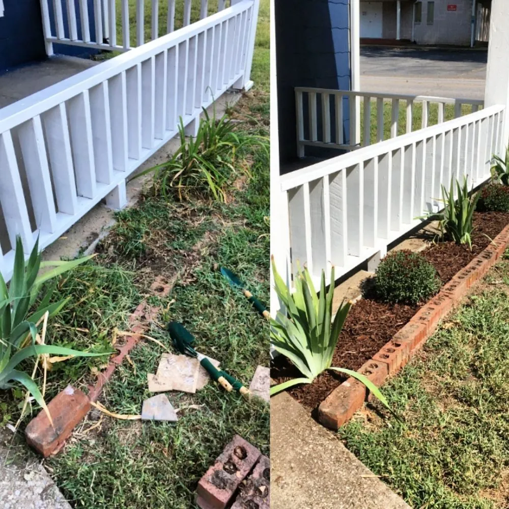 Professional yard cleanup service for beautiful yards in St. Marys, GA by Agape Outdoor Services