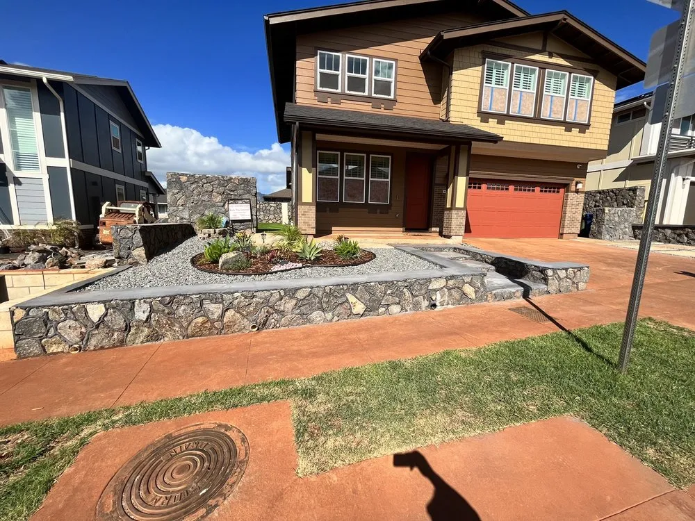 Trusted outdoor landscaping for residential properties in Kapolei, HI by Agape Outdoor Works