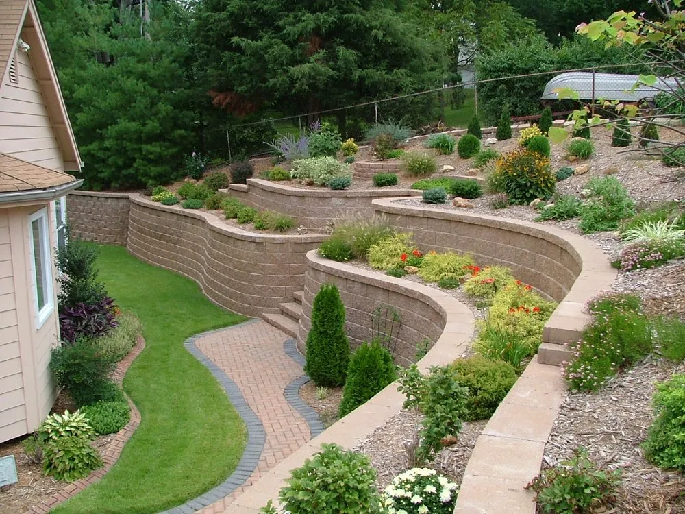 Custom lawn care service in St. Louis, MO by Agape Retaining Walls