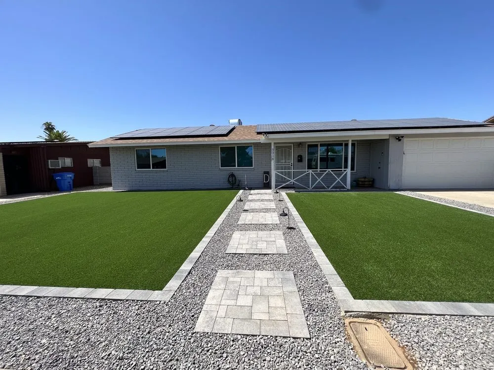 Professional landscape design for beautiful yards in Peoria, AZ by Agape Turf