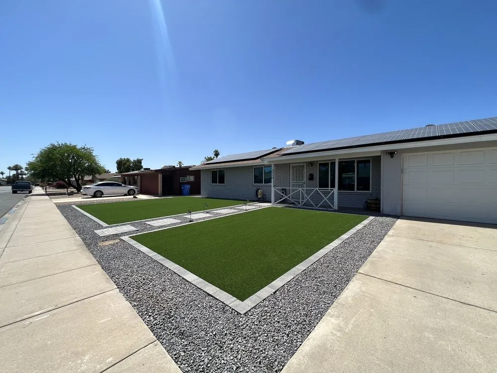 Professional lawn mowing service in Peoria, AZ by Agape Turf