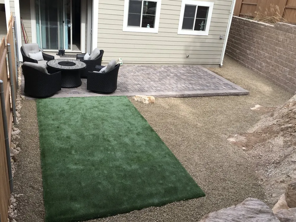 Custom yard cleanup service with custom design in Flagstaff, AZ by Agassiz Landscape Group