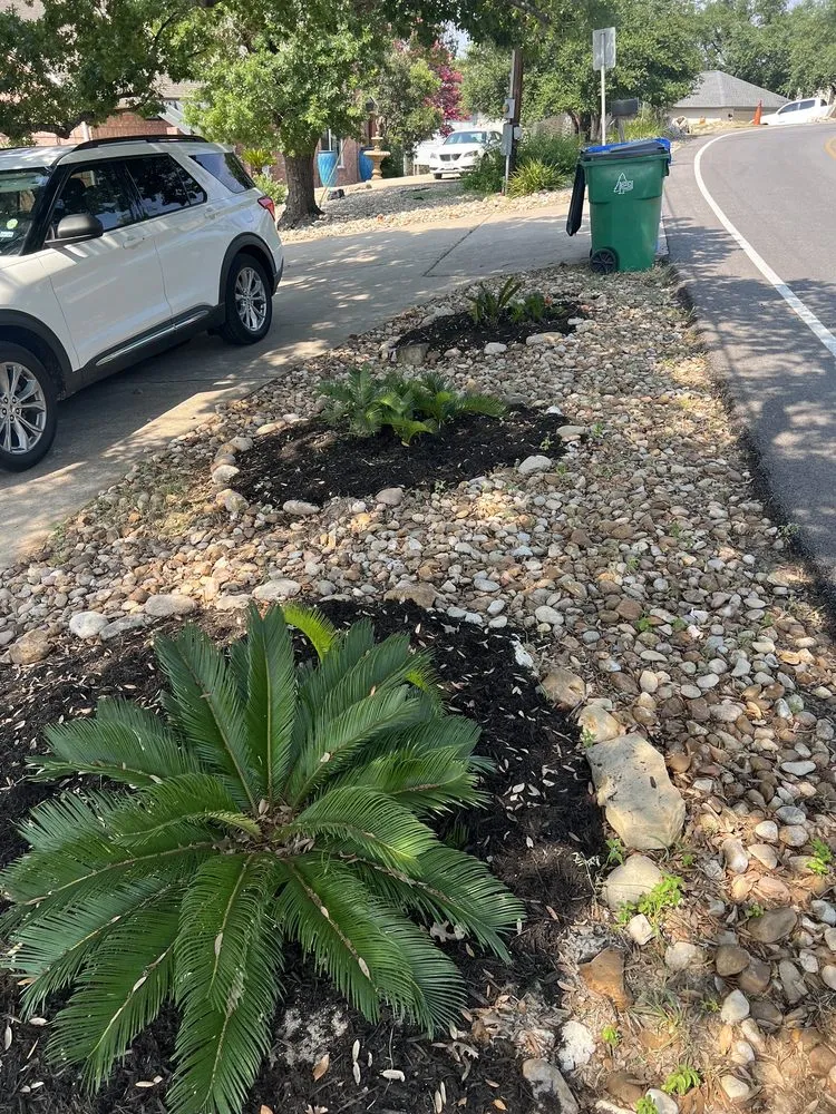 Custom landscaping services in Lago Vista, TX by Agave Hills Landscaping