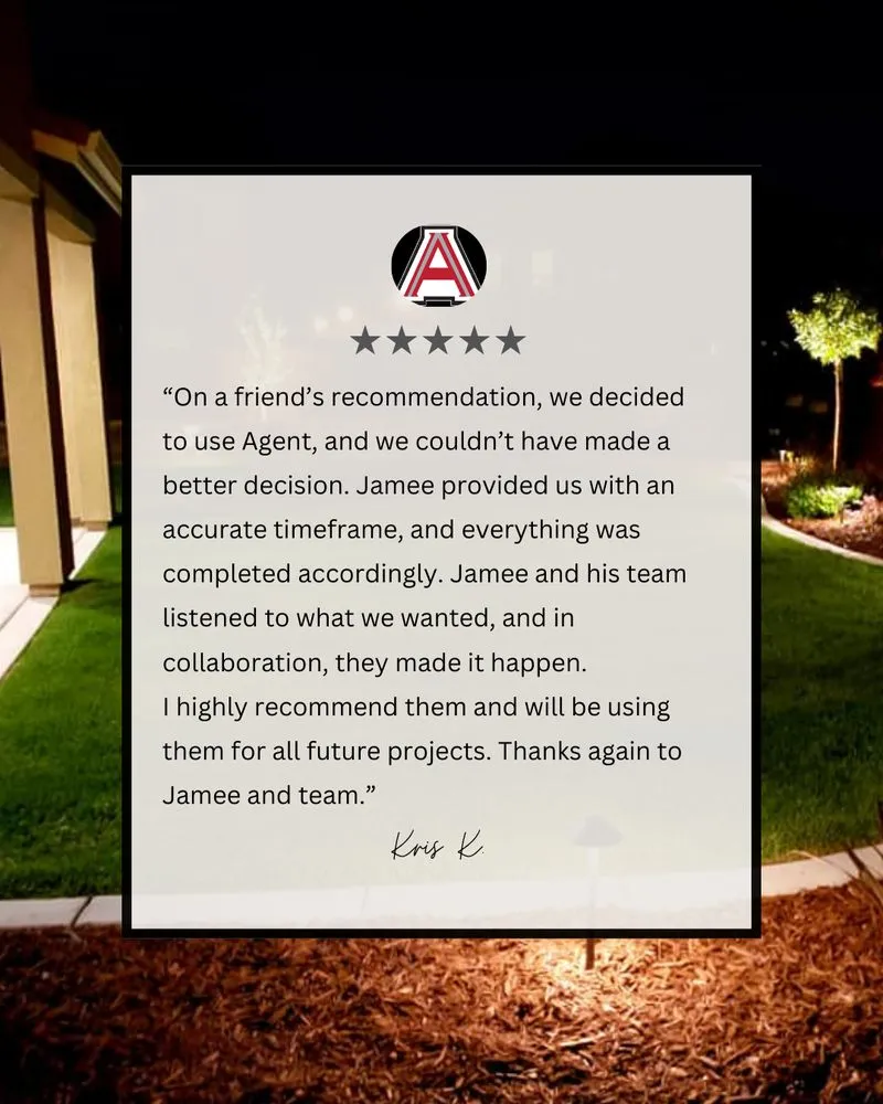 Custom residential landscaping for residential properties in Rio Oso, CA by Agent Landscapes