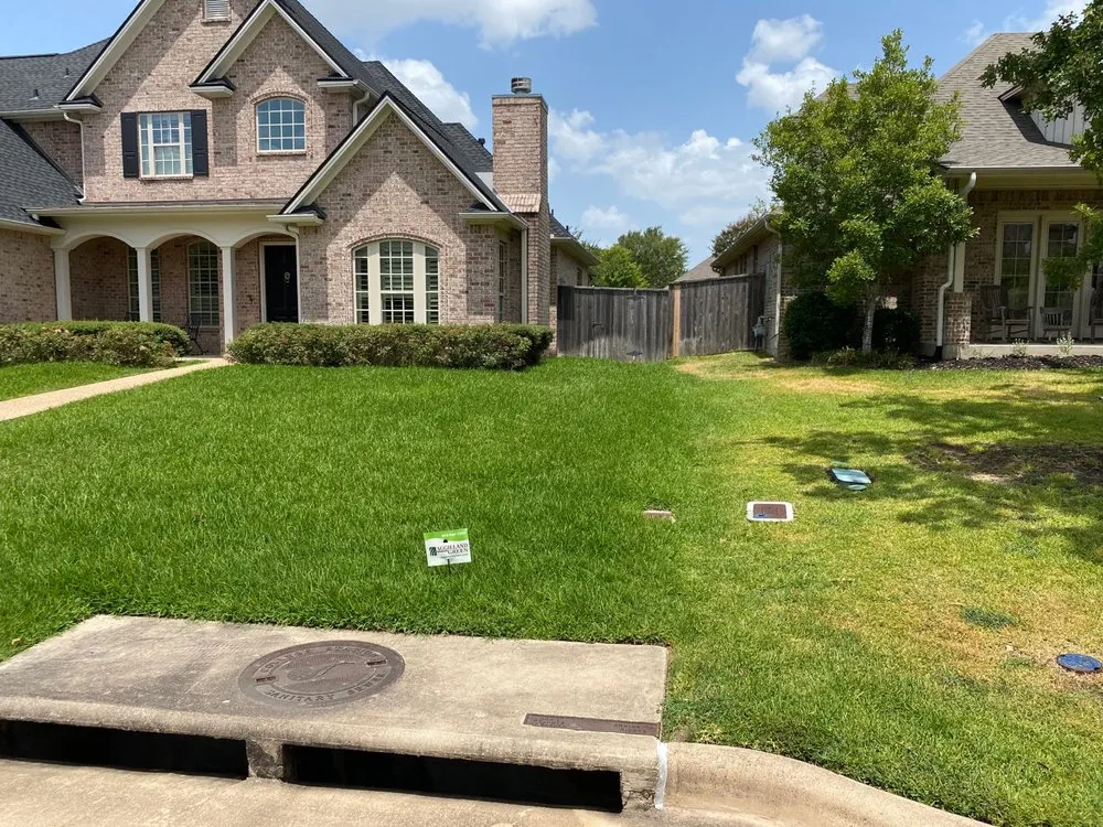 Custom residential landscaping near you across Tomball, TX - Aggieland Green