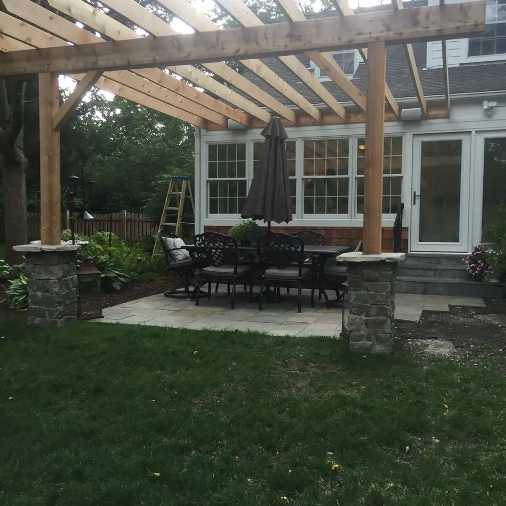 Custom landscape installation in Marengo, IL - Agman