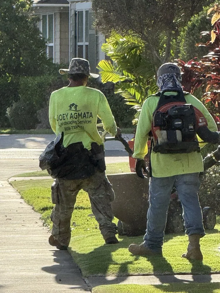 Expert garden landscaping with custom design in Waipahu, HI by Agmata Yard Service