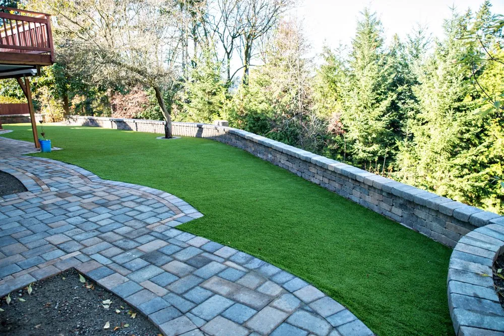 Professional yard cleanup service in Boise City, ID by Aguiar Pavers