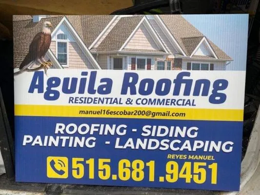 Aguila Roofing Logo