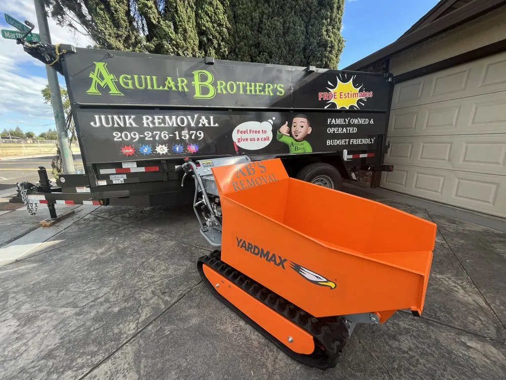 Expert landscaping services for outdoor upgrades across Manteca, CA - Aguilar Brothers Junk Removal
