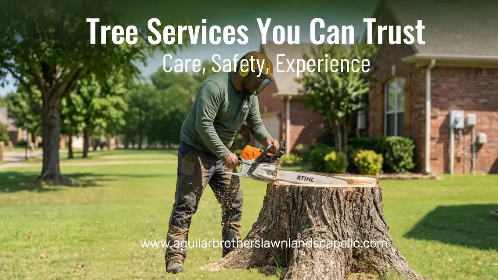 Reliable garden landscaping in Tulsa, OK by Aguilar Brothers Lawn & Landscape