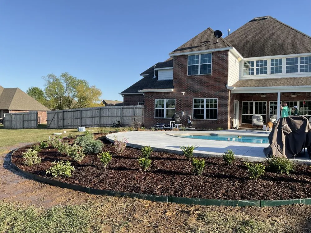 Affordable landscape installation in Tulsa, OK - Aguilar Brothers Lawn & Landscape