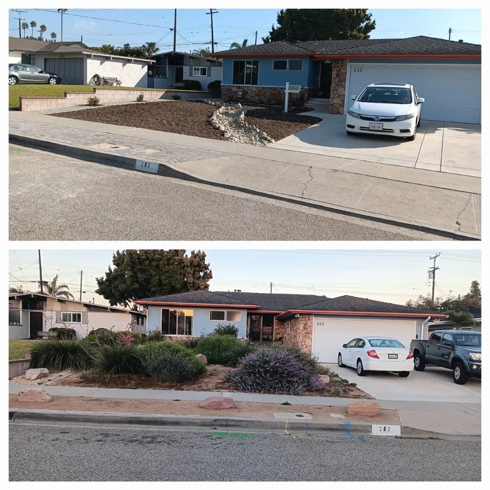 Local landscape installation in Rancho Cordova, CA by Aguilar Landscaping & Maintenance