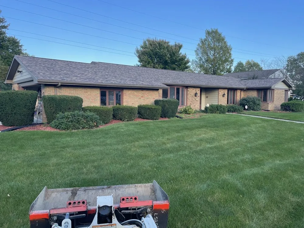 Professional garden landscaping in Fort Wayne, IN by Aguilar Landscaping service