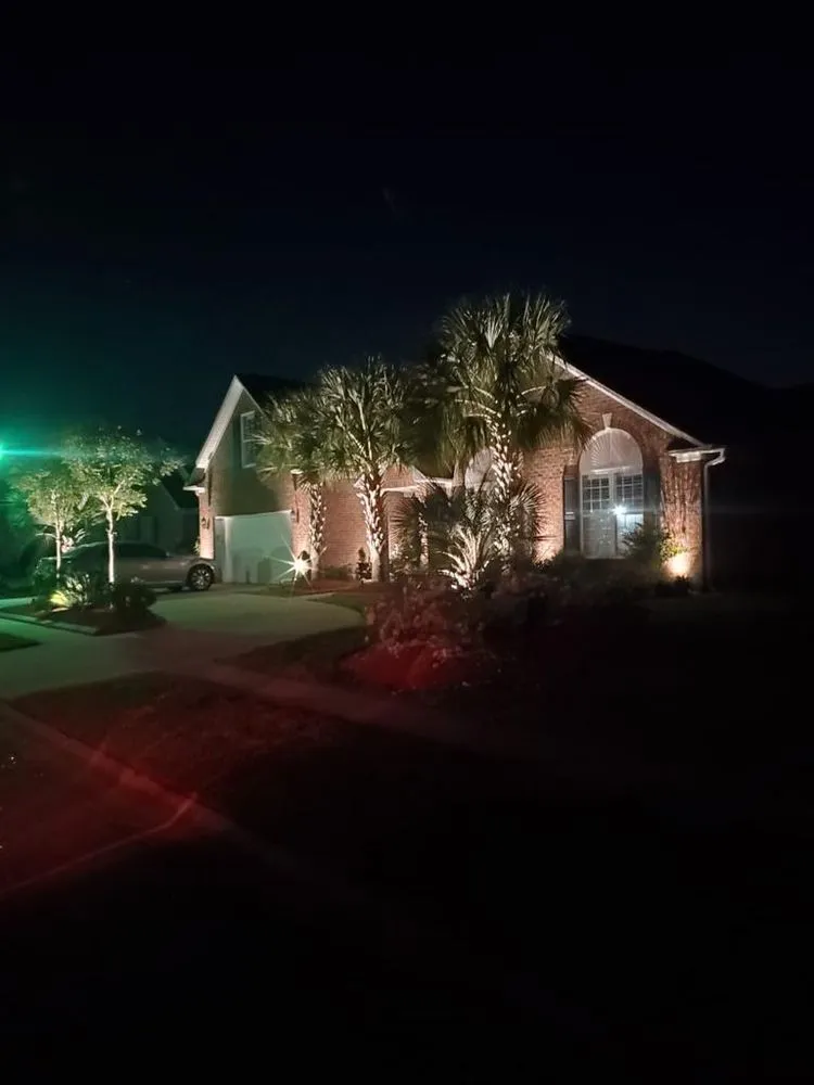 Professional landscape installation for beautiful yards in South Myrtle Beach, SC by Aguilar M Landscaping