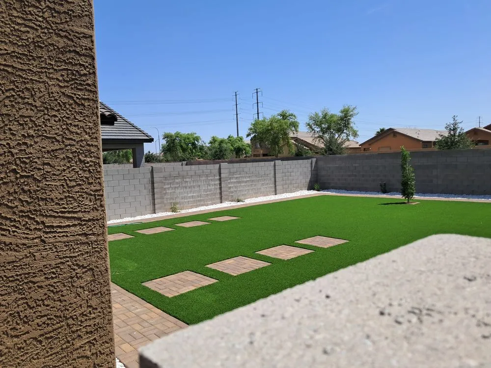Affordable residential landscaping in Phoenix, AZ by Aguilar Pavmore