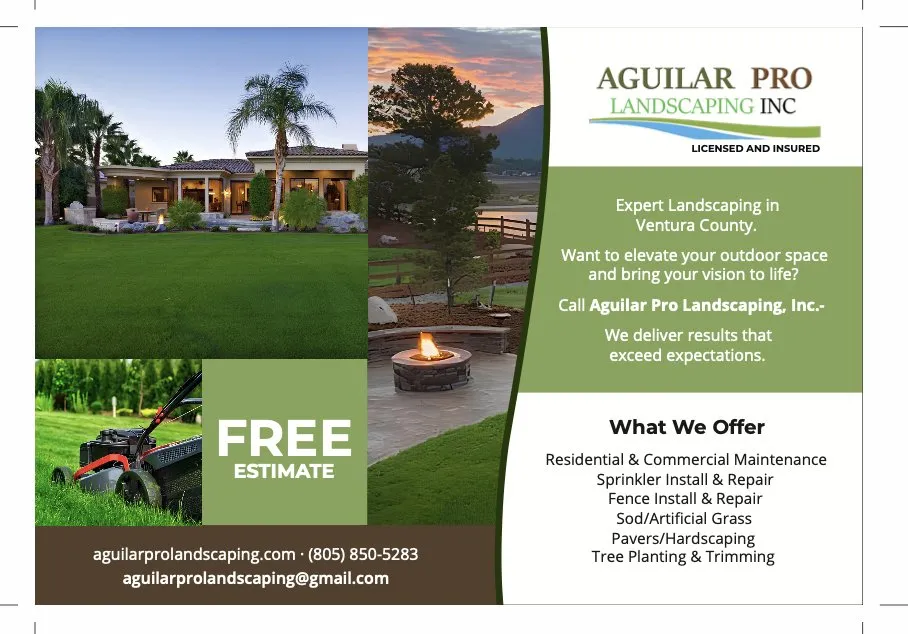 Trusted yard cleanup service in Ventura, CA by Aguilar Pro Landscaping