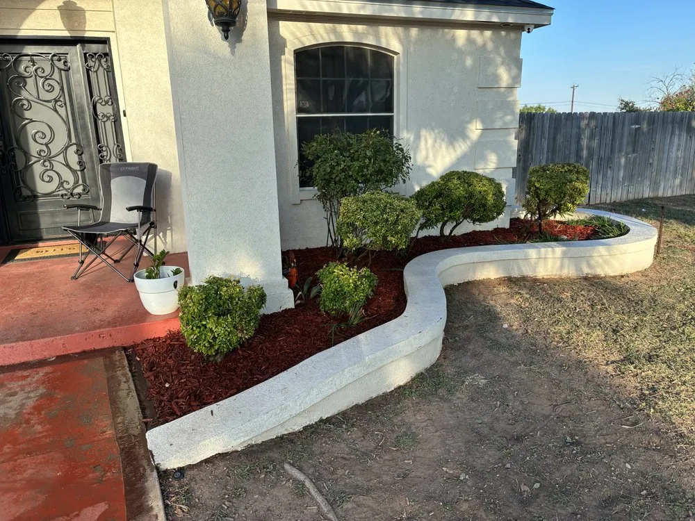 Custom landscape installation experts serving San Angelo, TX - Aguilar Yard Services