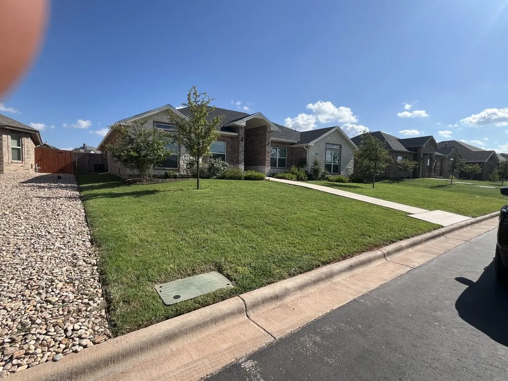 Affordable yard maintenance with custom design in San Angelo, TX by Aguilar Yard Services