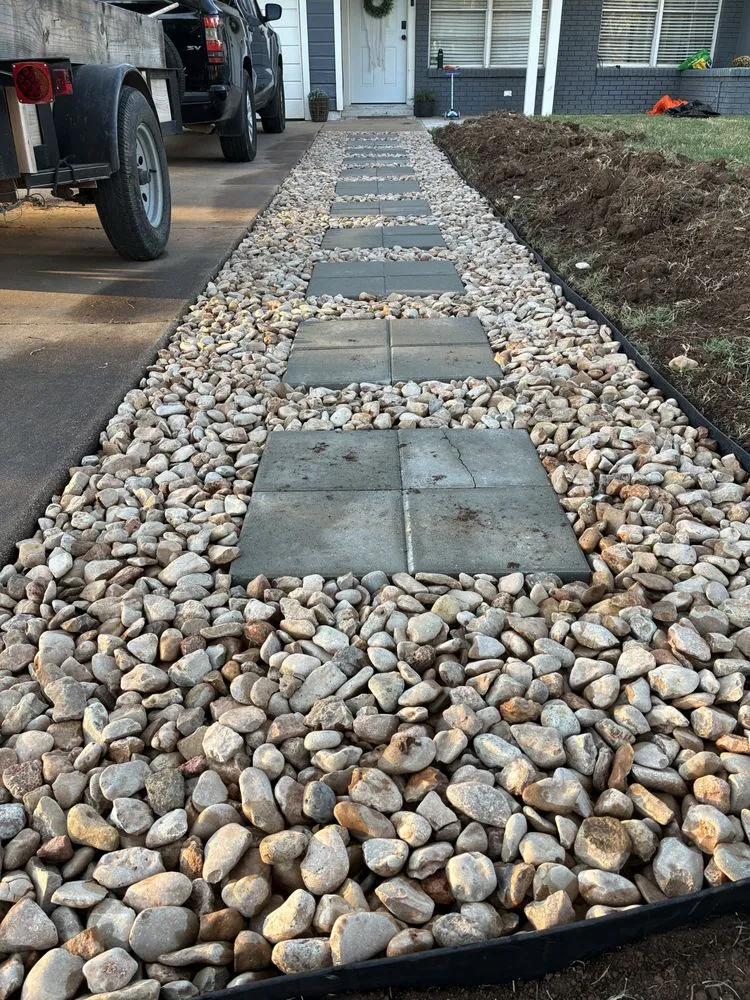 Local landscape installation for homes across San Angelo, TX - Aguilar Yard Services