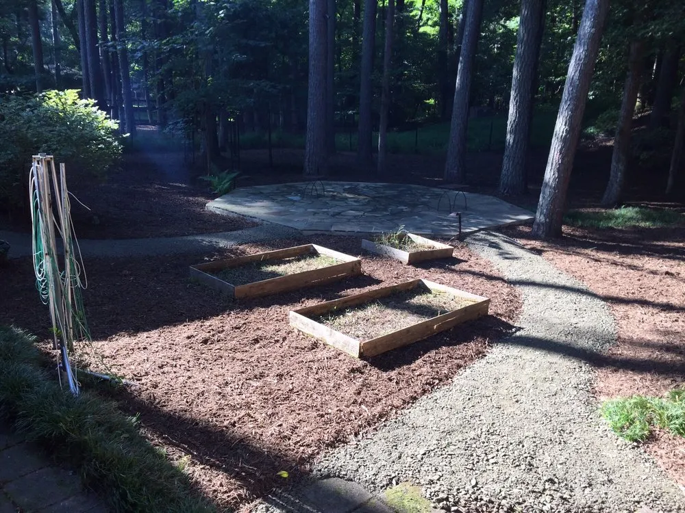 Local landscape installation in Durham, NC by Aguilar's Lawn & Landscape
