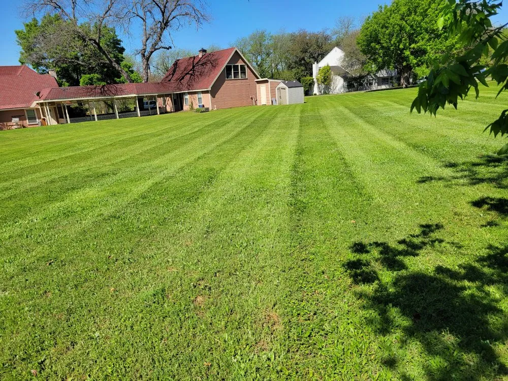 Professional landscape installation for beautiful yards across Glen Rose, TX - Aguilar's Lawn Care & All Services