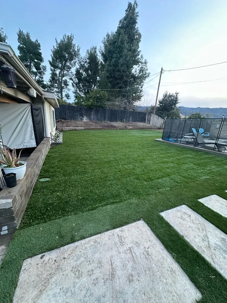 Custom landscape design in Santa Clarita, CA by Aguilera's Lawn Care & Irrigation