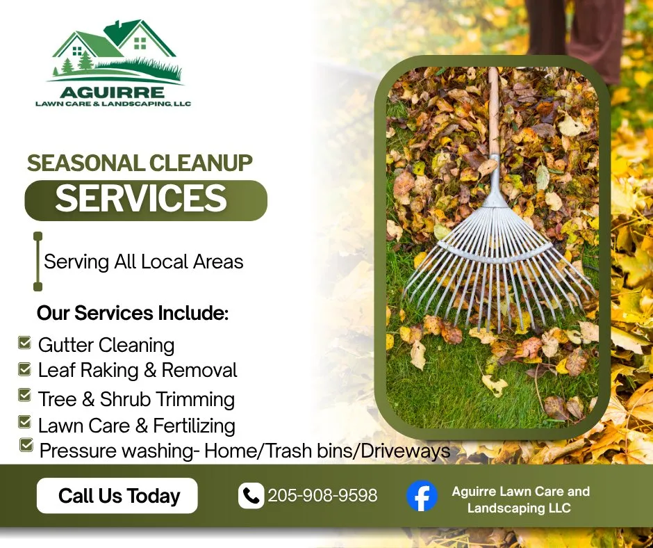 Custom lawn care service for beautiful yards across Alabaster, AL - Aguirre Lawn Care and Landscaping